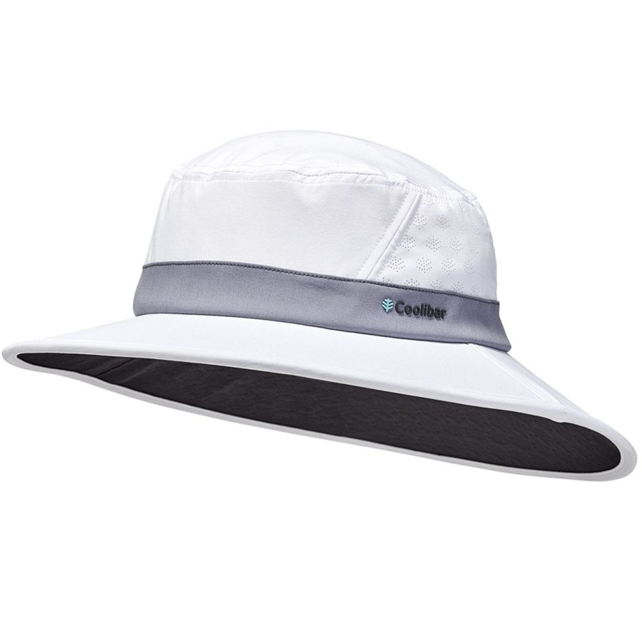 Fore Golf Outback Hat - White/Steel Grey / XXL