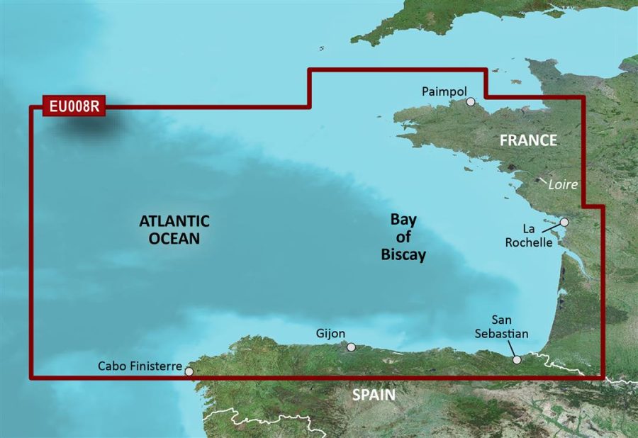 GARMIN 010C076600 BlueChart g2 Vision - VEU008R - Bay of Biscay - SD Card