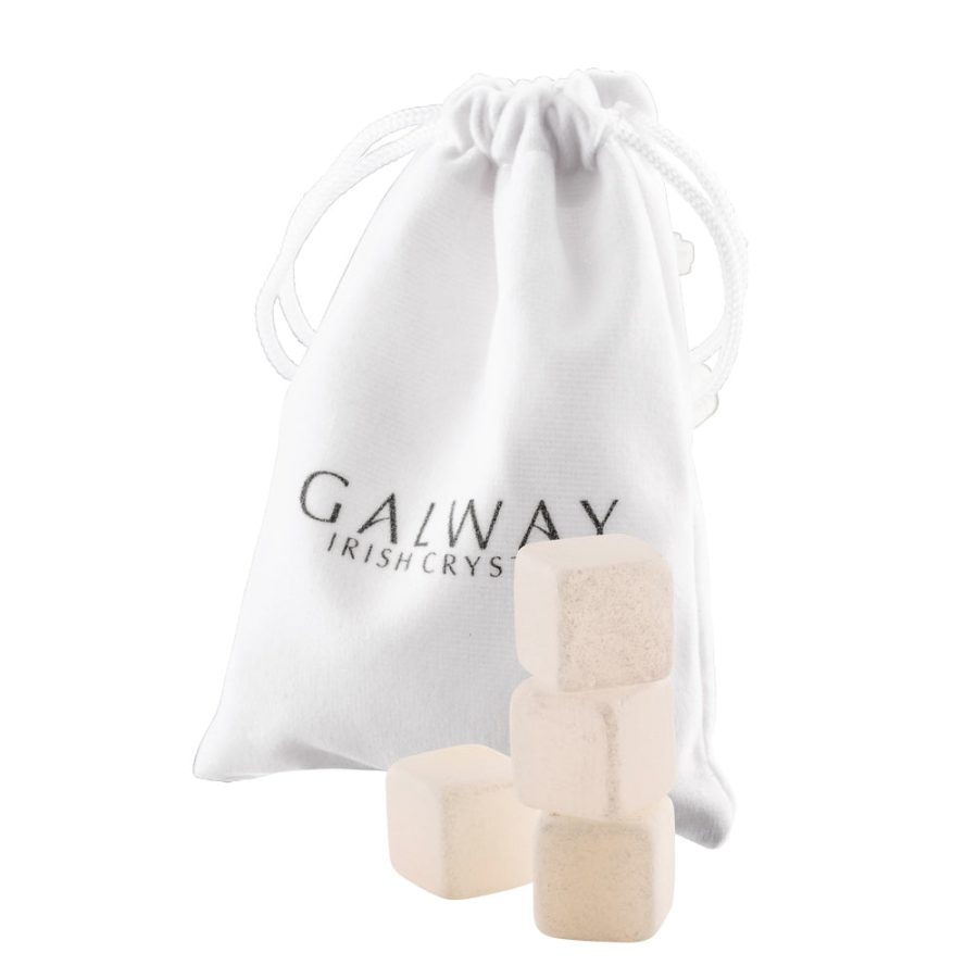 Galway Crystal Cooling Stones Set of 4 - White Jade