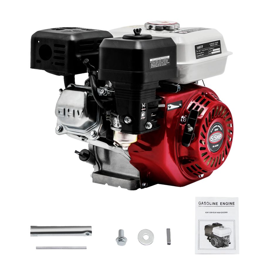 Gas Engine compatible for Honda GX160 OHV 5.5HP 163cc Pullstart Pump