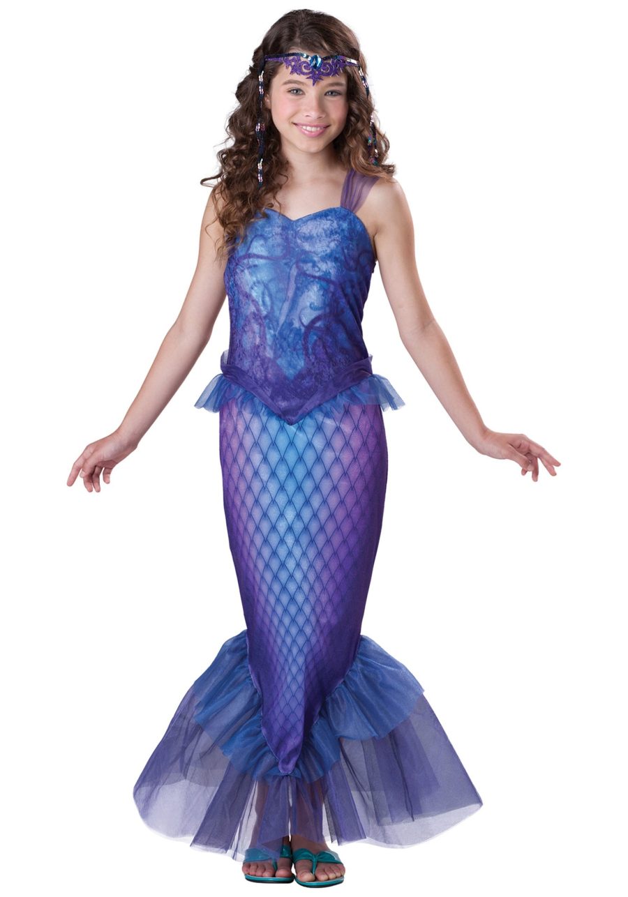 Girl's Tween Mysterious Mermaid Costume