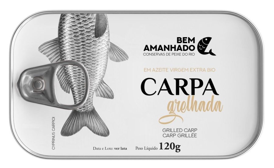 Gourmet Freshwater Fish - Grilled Carp in BIO Olive Oil - 3 tins x 4.23oz