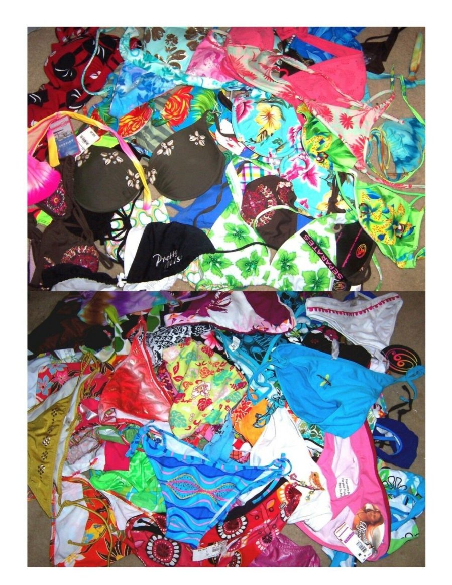 Grab Bag Lot of 6 Bikini Swimsuit Tops or Bottoms Sizes XS, S, M, L, XL, XXL NWT