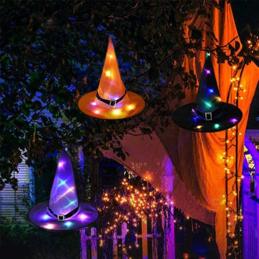 Halloween Witch Hat String Lights