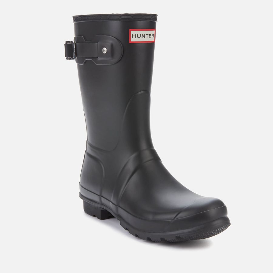 Hunter Women's Original Short Wellies - Black - 4