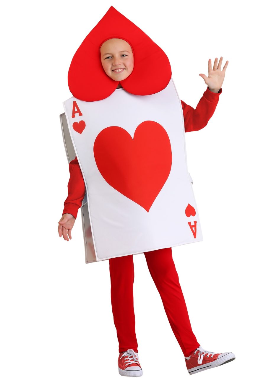 Kid's Ace of Hearts Card Costume