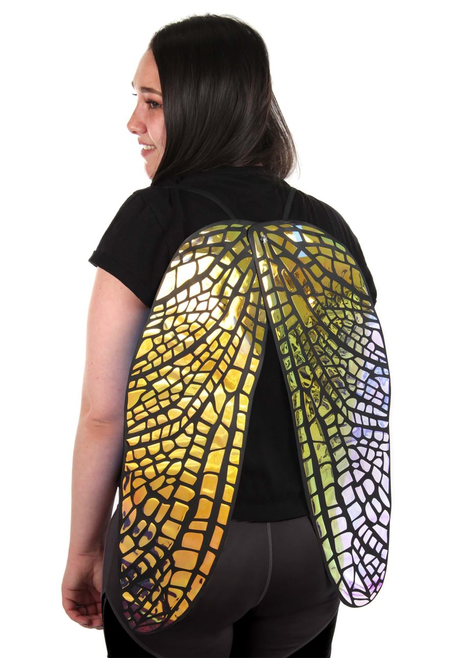 Kid's Large Holographic Fairy Wings