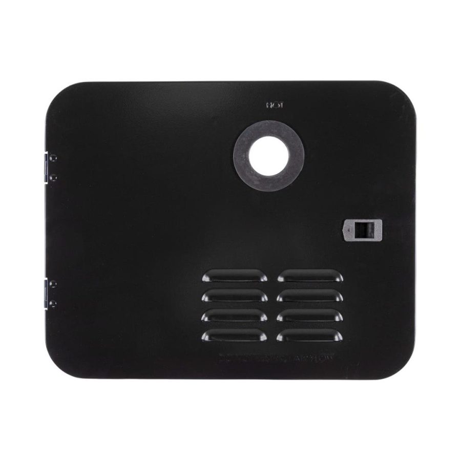 LIPPERT 2022107538 RV Water Heater Door Installation Kit - 6-Gallon, Black