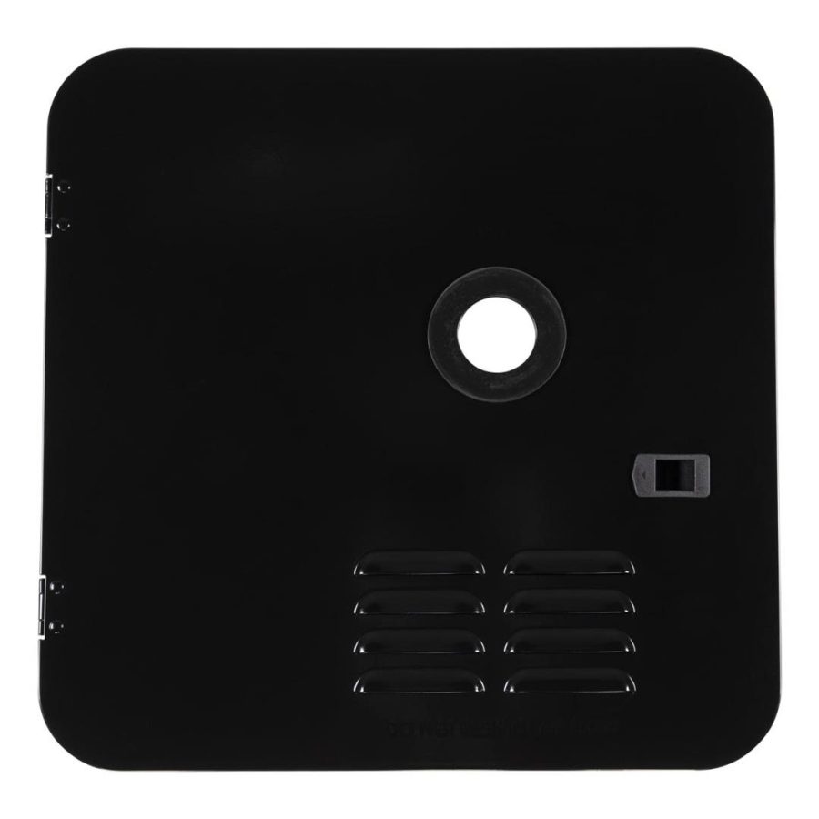 LIPPERT 2022107541 RV Water Heater Door Installation Kit - 10-Gallon, Black