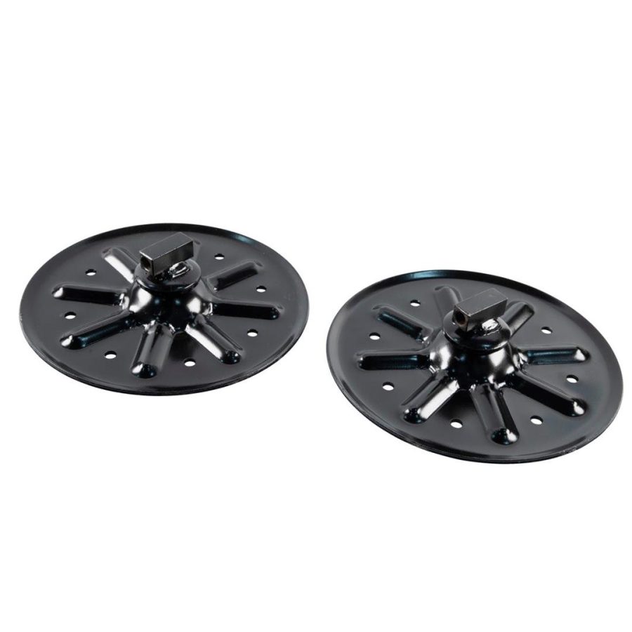 LIPPERT 314667 9 INCH Round Landing Gear Foot Pad - 2 Pack