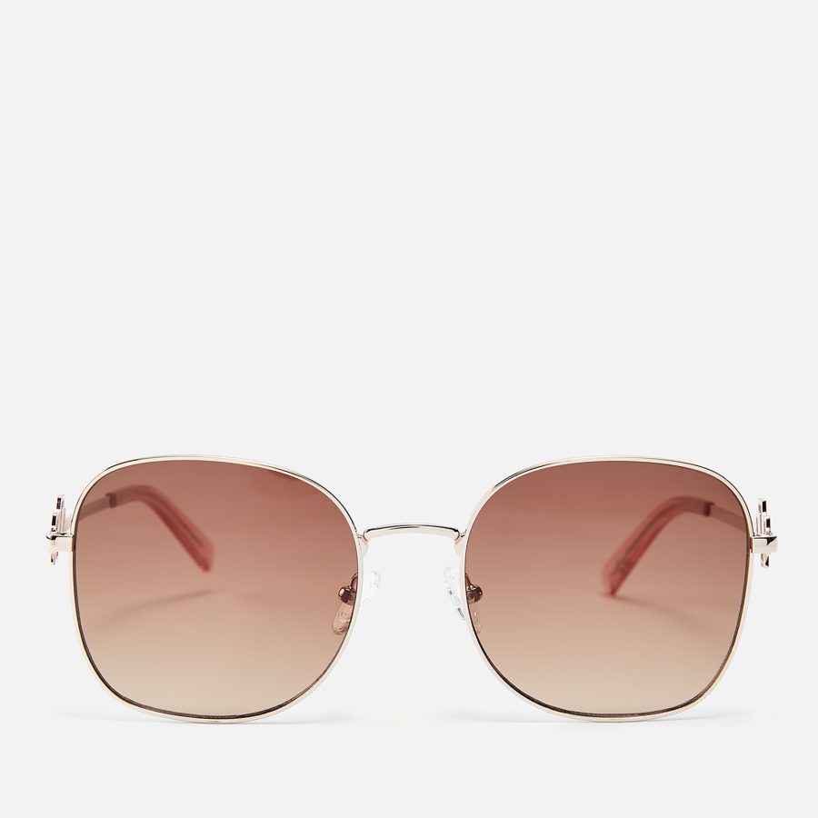 Le Specs Metamorphosis Metal Round-Frame Sunglasses