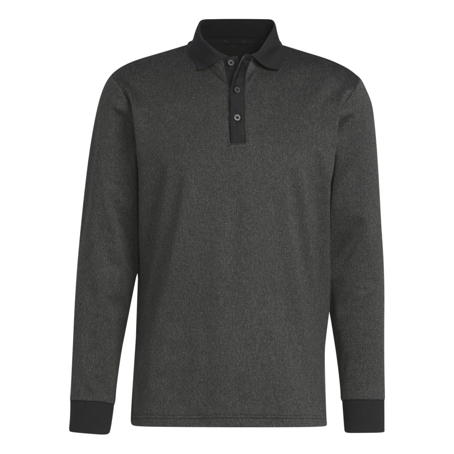 Long-sleeved chiné polo shirt adidas Essentials