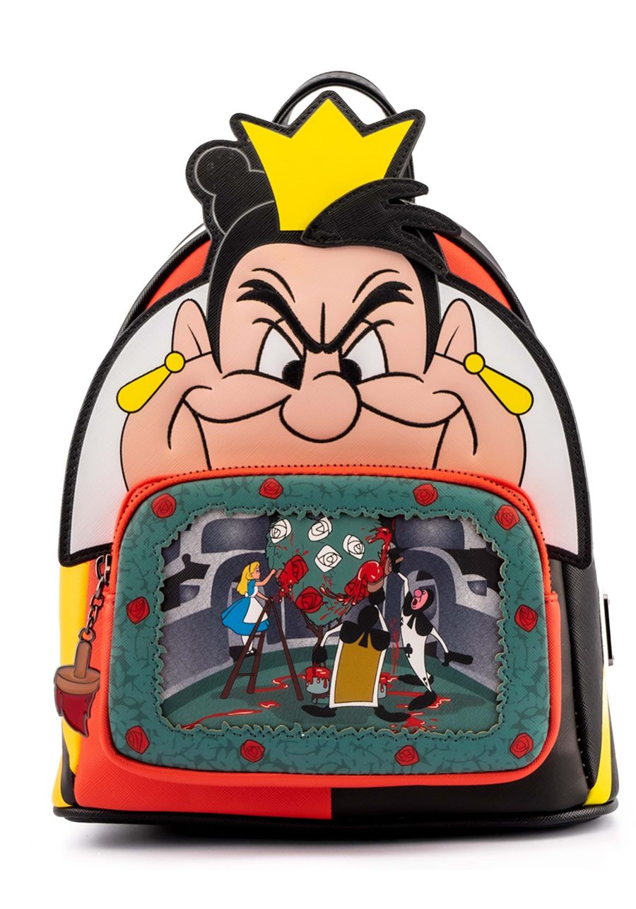 Loungefly Disney Villains Queen of Hearts Mini Backpack