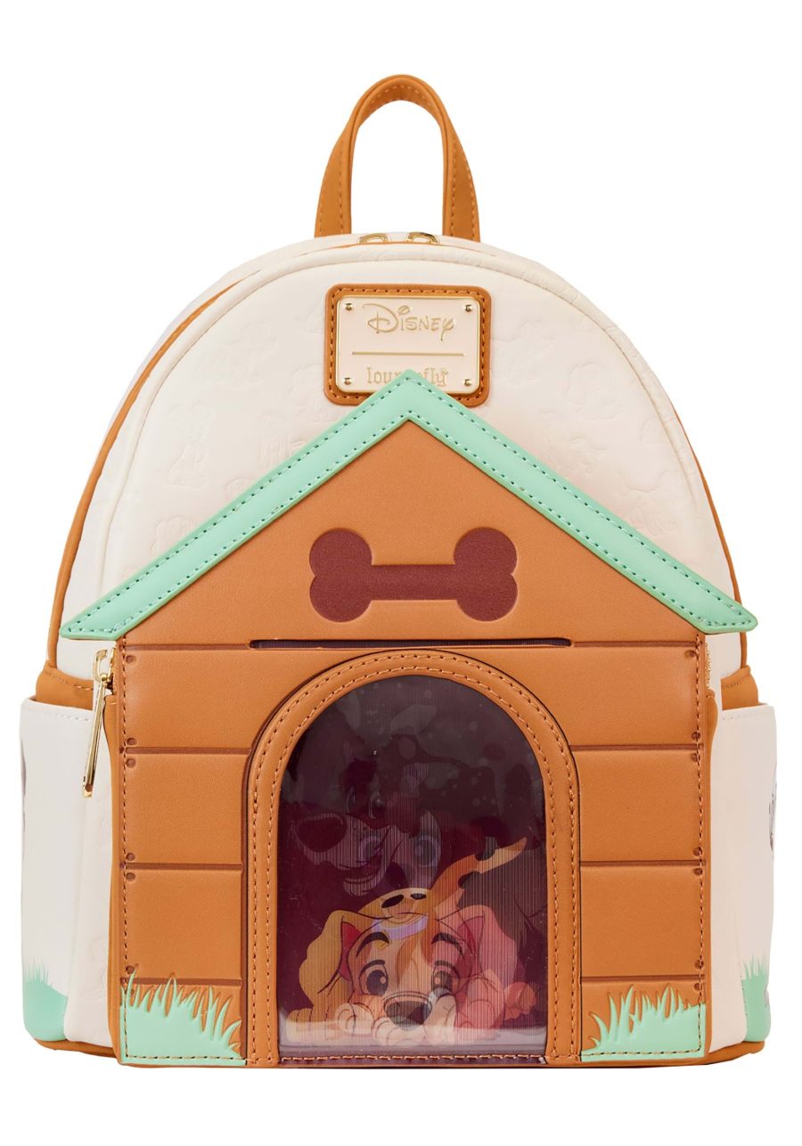 Loungefly I Heart Disney Dogs Doghouse Mini Backpack