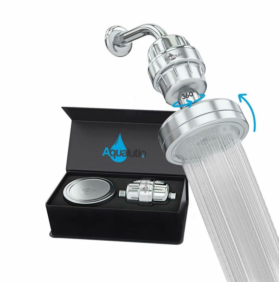 Luxury 15 Stage Shower Filter with Vitamin C-E for Hard Water - Remove Chlorine