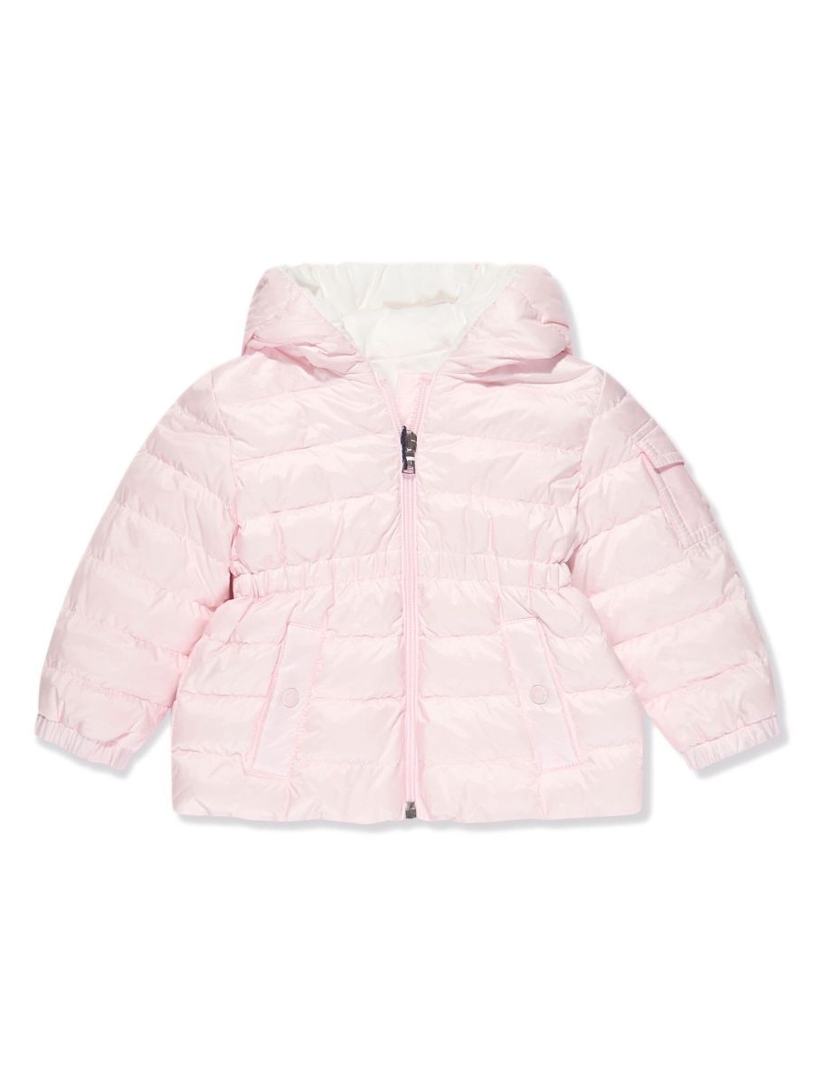 MONCLER BABY Girls Dalles Hooded Down Jacket Pink