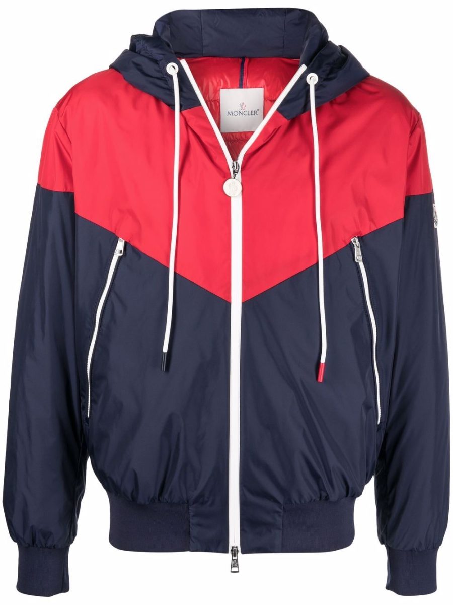 MONCLER Bukret Jacket Navy/Red