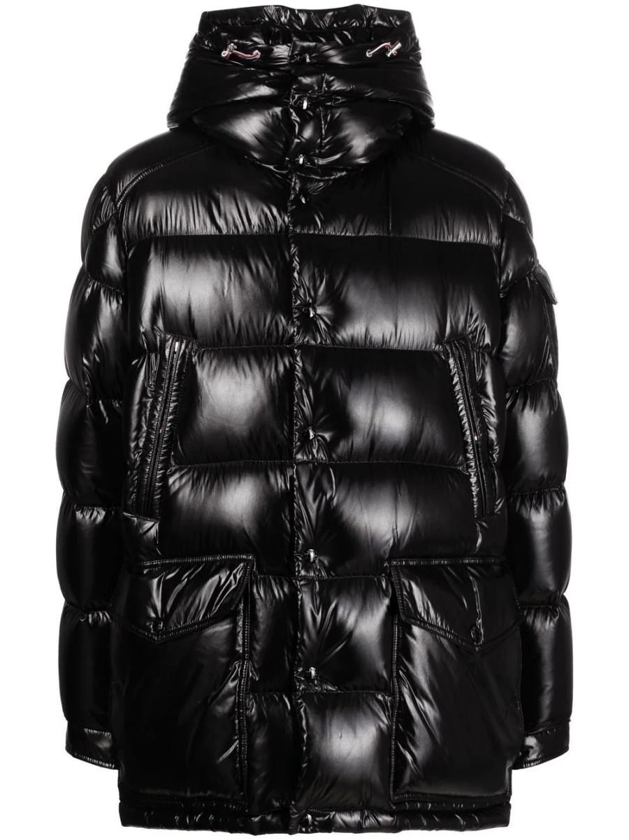 MONCLER Chiablese hooded puffer jacket Black