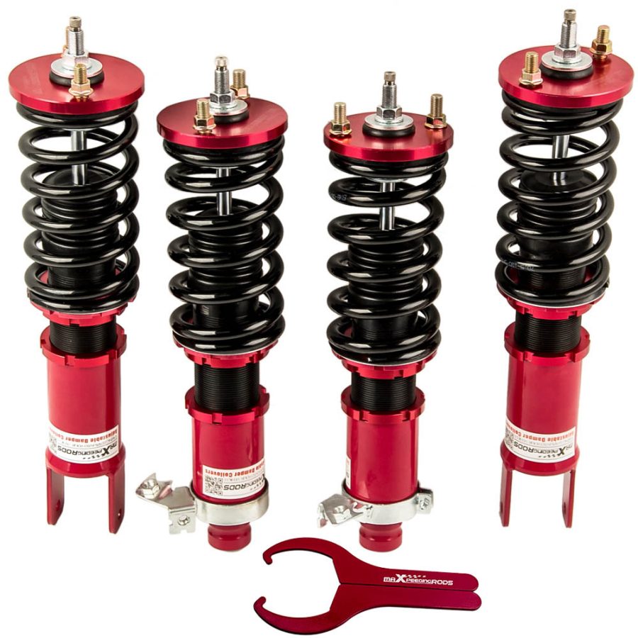 Maxpeedingrods Full Assembly Coilovers Adjust Damper Shock Absorbers compatible for Honda Civic 1988-2000