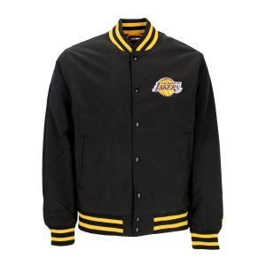 Men's Bomber Jacket Nba Script Bomber Loslak Black/true Purple