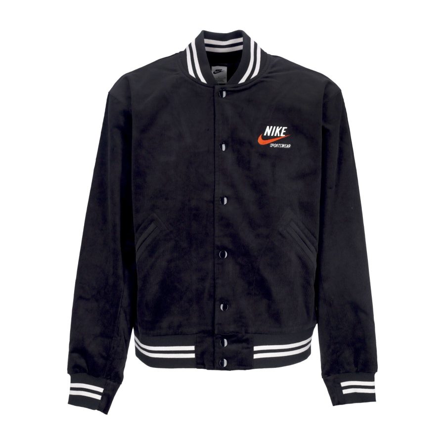 Men's Bomber Jacket Sportswear Trend Bomber Jacket Black/sail/university Gold