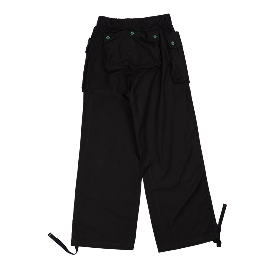 Military Jungle cotton trousers in black