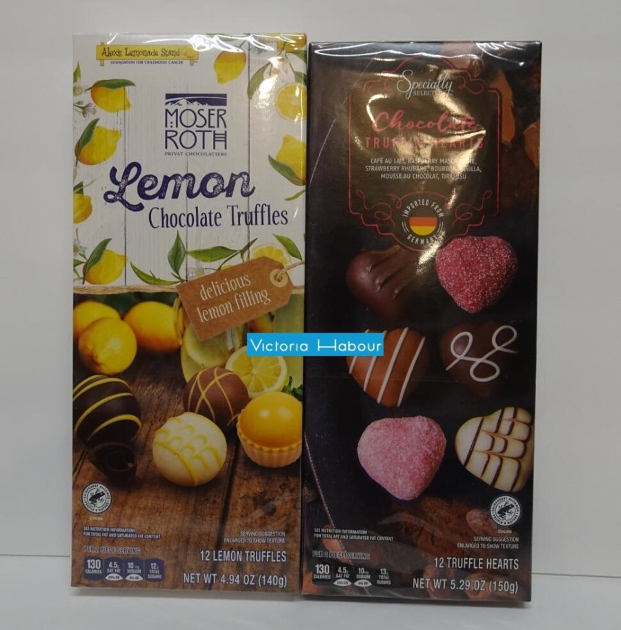 Moser Roth Lemon Chocolate Truffles & Specially Selected Chocolate Truffle Heart