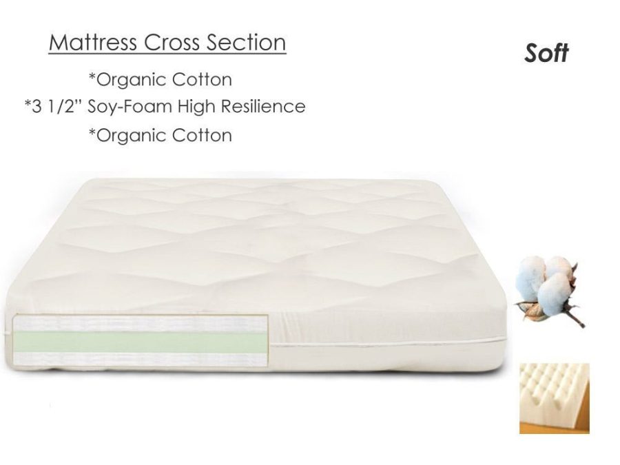 Natural Rest - Soy Foam & Organic Cotton - Soft