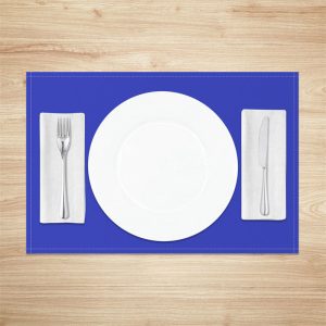 Navy Blue Premium Pure Color Set Of 4 Placemats - Aperturee