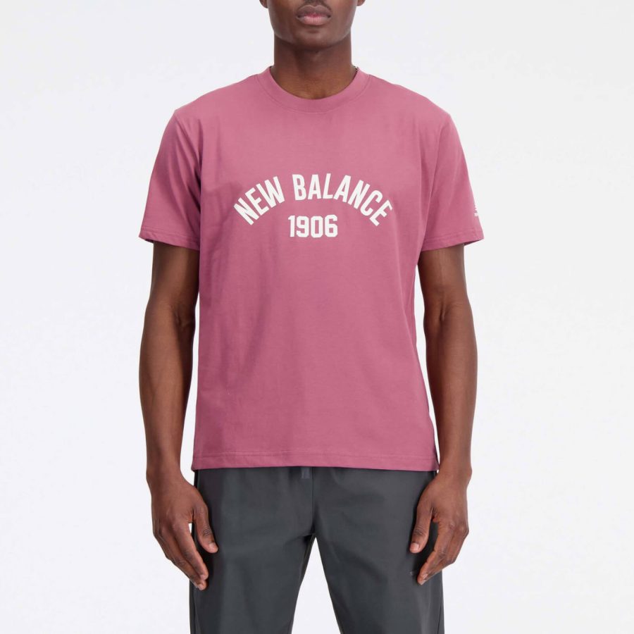 New Balance Essentials Varsity Cotton-Jersey T-Shirt - S