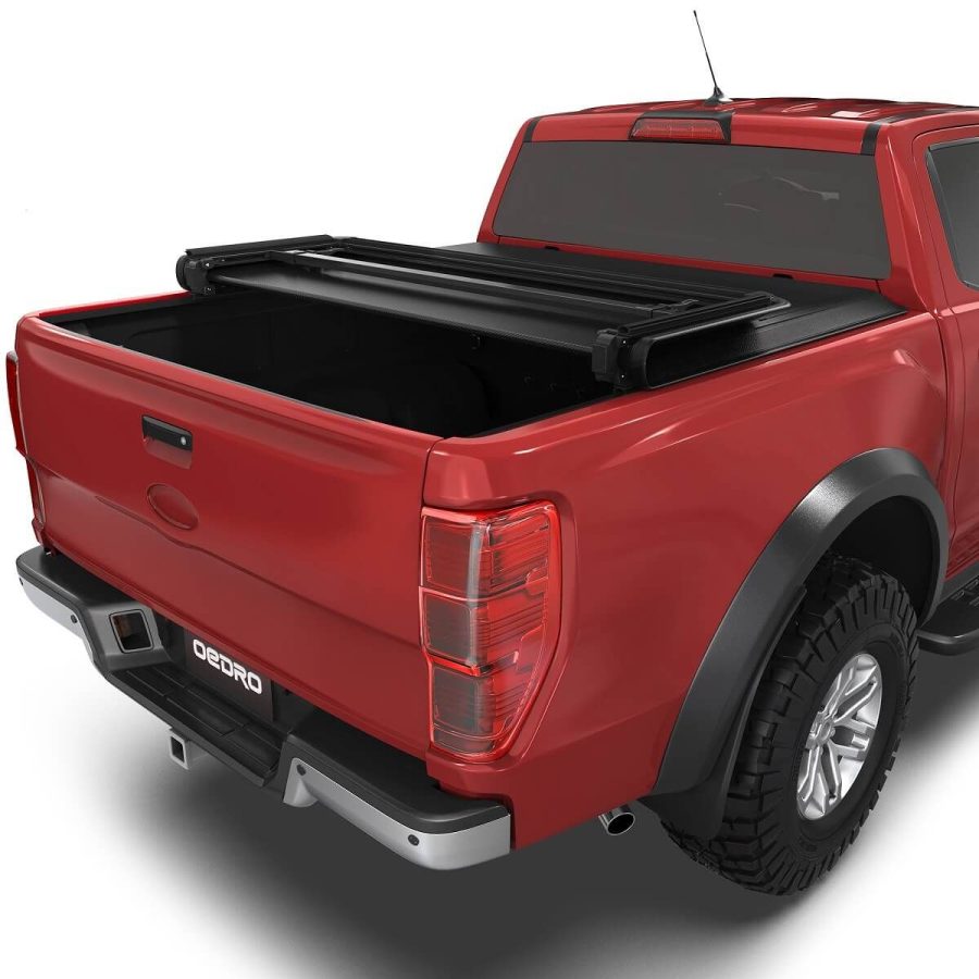 OEDRO 8FT Soft Tri-fold Truck Bed Tonneau Cover for 1999-2023 Ford F250 F350 F-250 F-350 Superduty