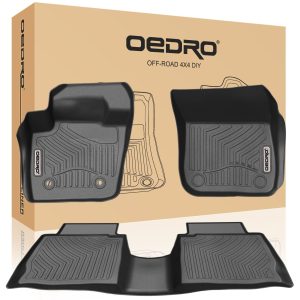 OEDRO? Floor Mats for 2013-2016 Ford Fusion Energi/Titanium/Lincoln MKZ, TPE All-Weather Guard Full Set Liners