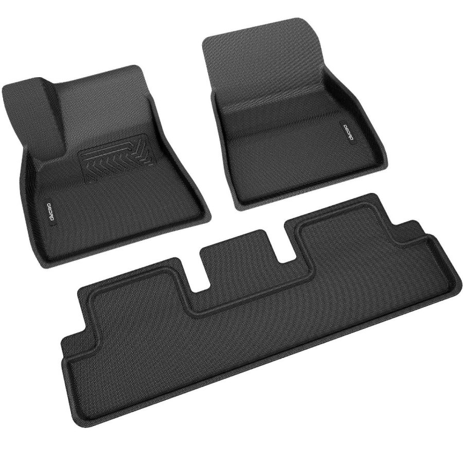 OEDRO? Floor Mats for 2017-2022 Tesla Model 3, Front & Rear Row Liner Car Floor Liners