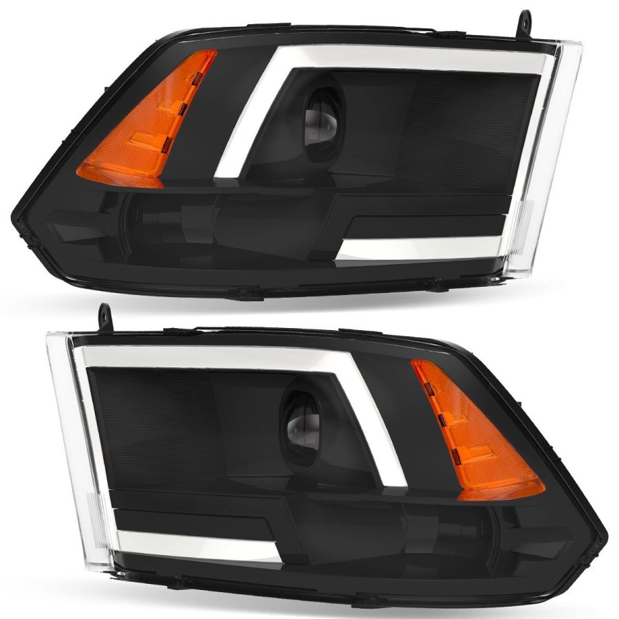 OEDRO Headlight Assembly for 2009-2012 Dodge Ram 1500 & 2010-2012 Dodge Ram 2500 3500 Dual Lamp Headlights