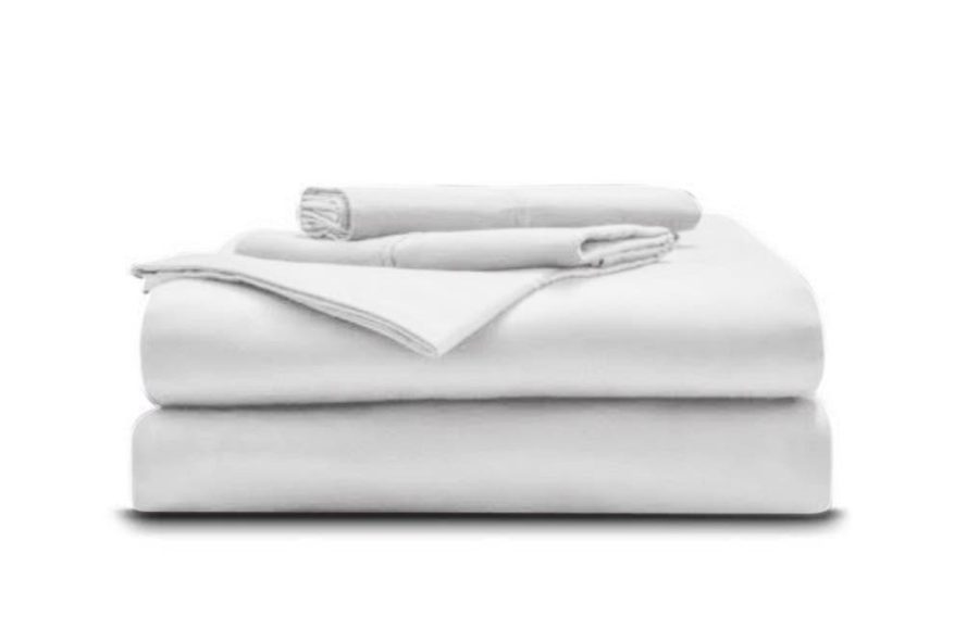 Organic Cotton Sheets & Pillow Set - White