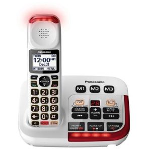 PANASONIC KX-TGM420W Amplified Cordless with Answering in White