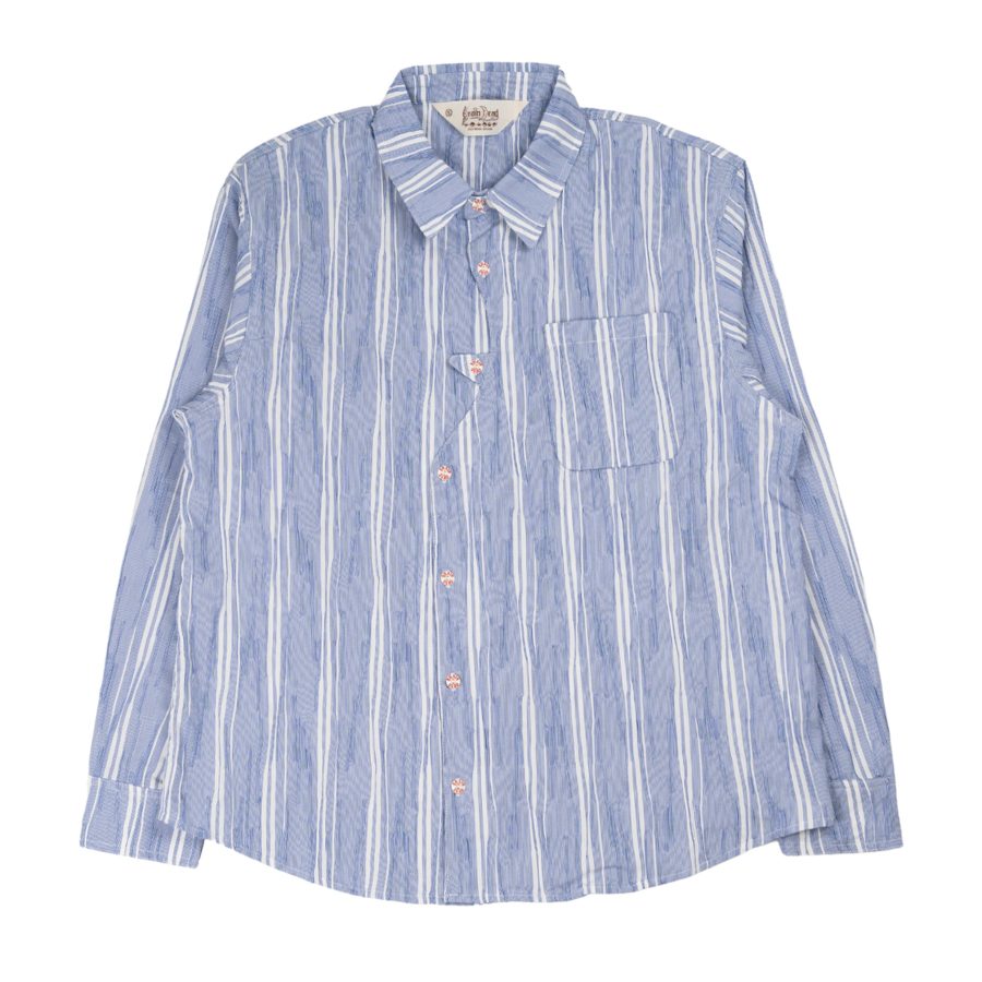 Placket shirt in blue