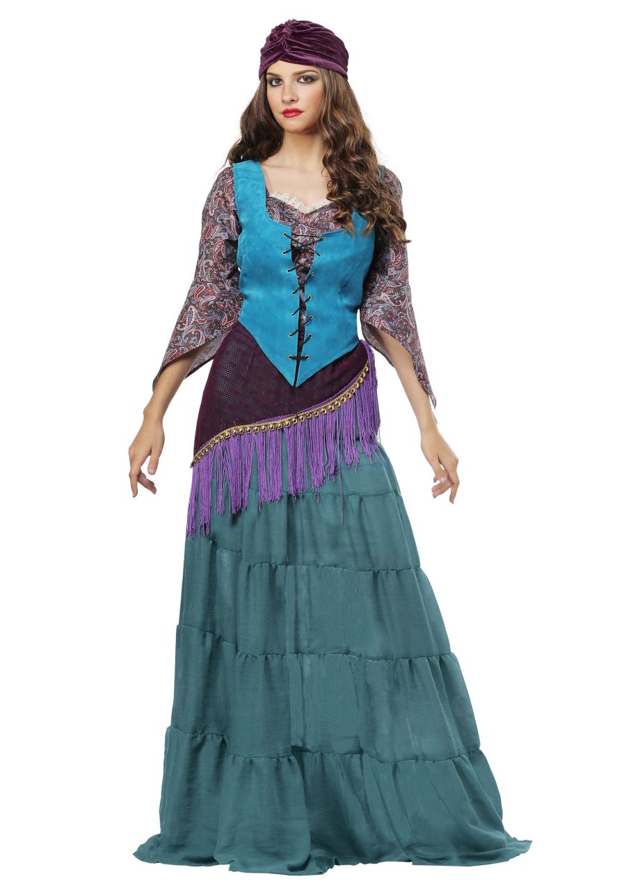 Plus Size Fabulous Fortune Teller Gypsy Women's Costume
