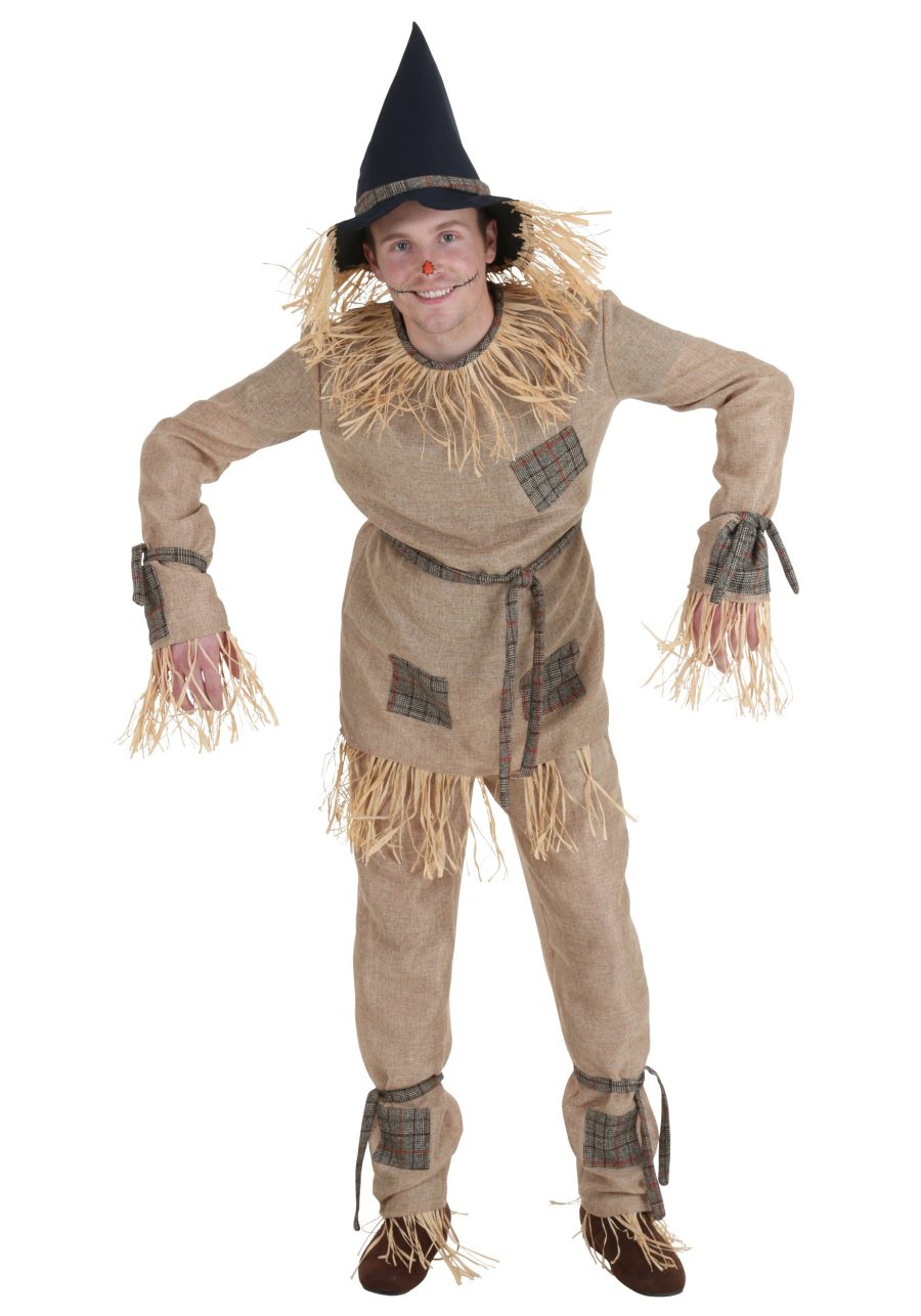 Plus Size Stuffed Scarecrow Adult Costume