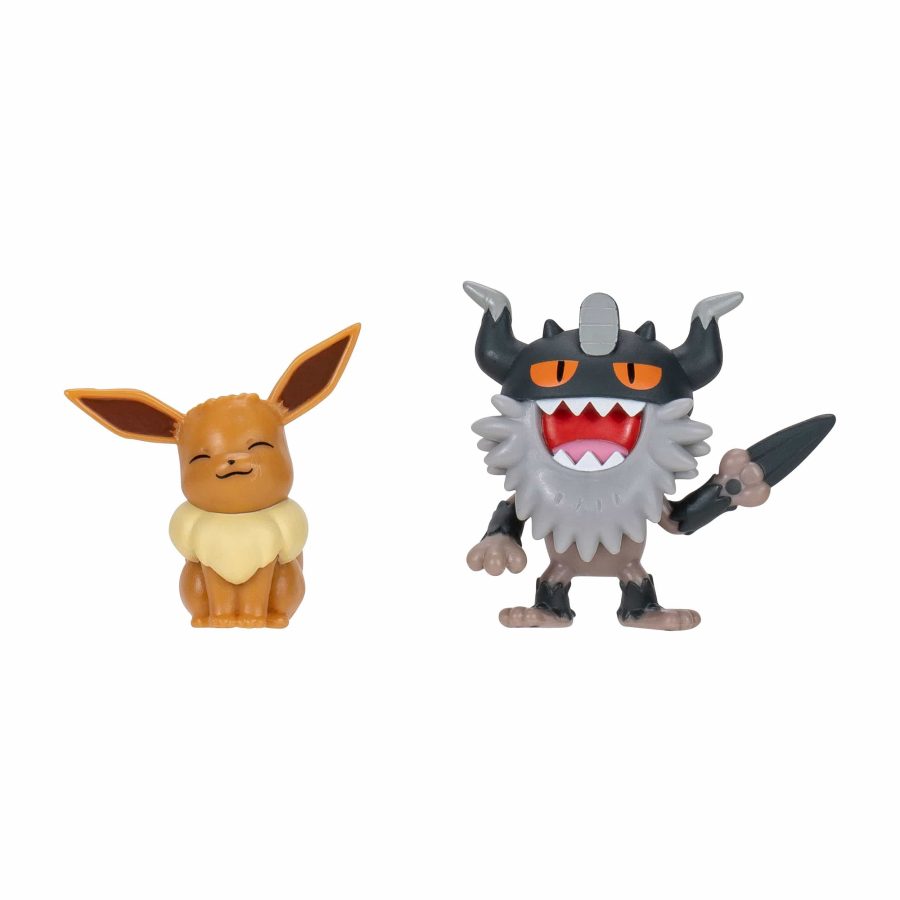 Pokémon Battle Figure Set Figure 2-Pack Perrserker & Eevee #2