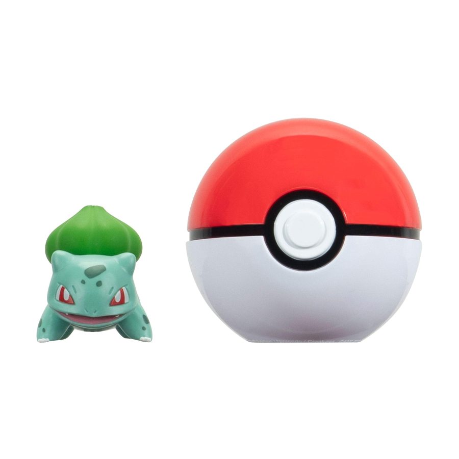 Pokémon Clip'n'Go Poké Balls Bulbasaur #1 & Poké Ball