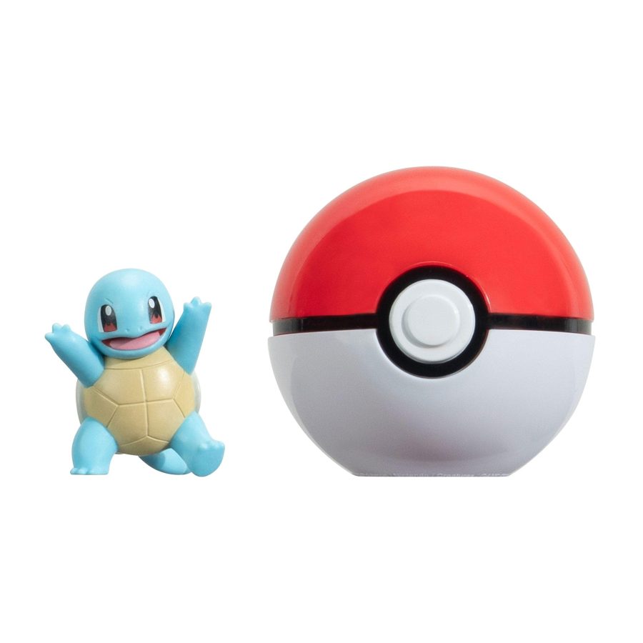 Pokémon Clip'n'Go Poké Balls Squirtle #3 & Poké Ball