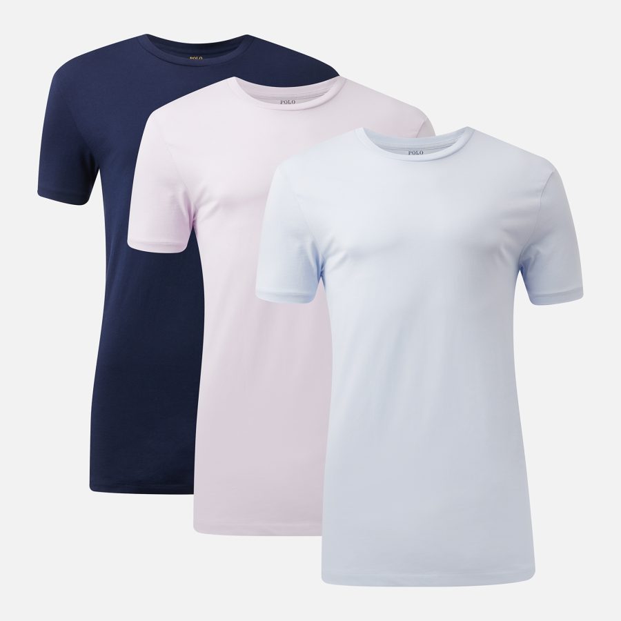 Polo Ralph Lauren Three-Pack Cotton-Jersey T-Shirts - L