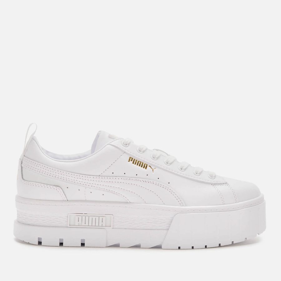 Puma Women's Mayze Flatform Trainers - Puma White - UK 6