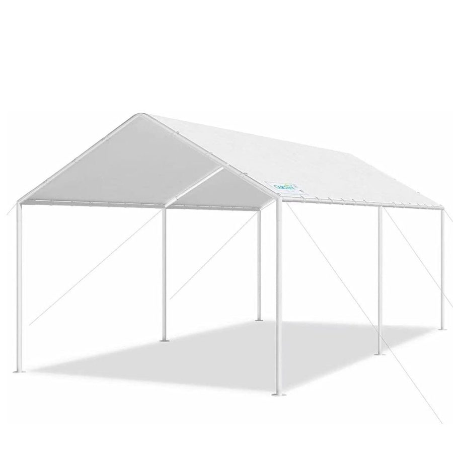 Quictent 20x10 Portable Car Canopy, Free Parts, 2 Colors