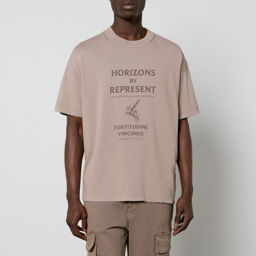 REPRESENT Horizons Cotton-Jersey T-Shirt - L