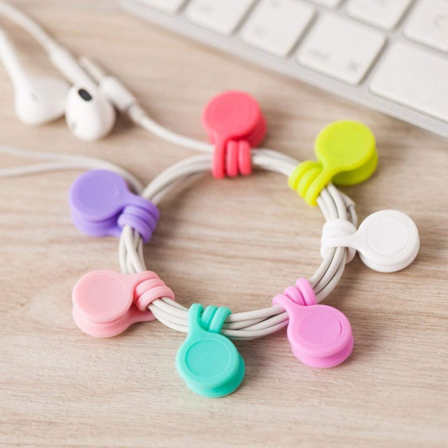 Reusable Silicone Magnetic Cable Ties