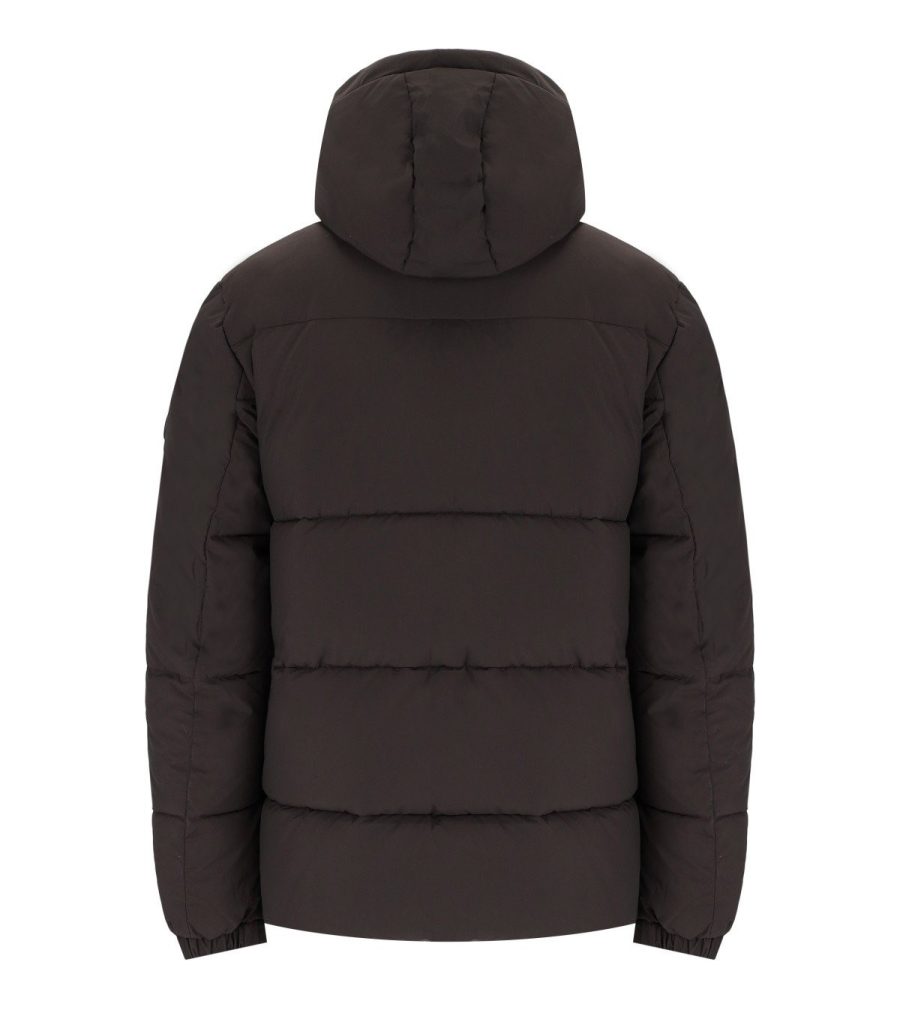 SAVE THE DUCK BROWN NARCISSUS HOODED DOWN JACKET