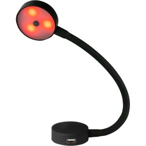 SEA-DOG 404939-3 FLEX NECK LAMP W/RED NIGHT LIGHT AND USB SOCKET