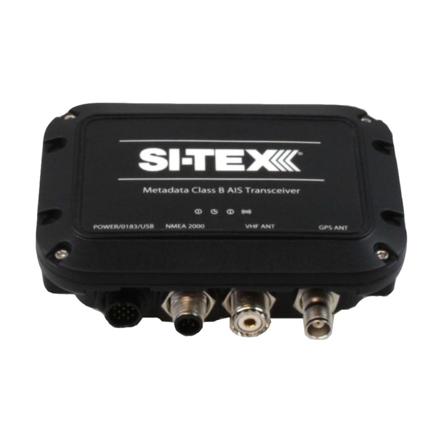 SI-TEX MDA-1 METADATA CLASS B AIS TRANSCEIVER WITH INTERNAL GPS - MUST BE PROGRAMMED